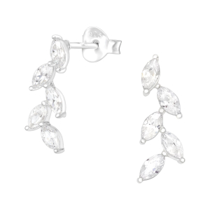 Cercei Argint 925 cu Pietre Zirconiu Crystals