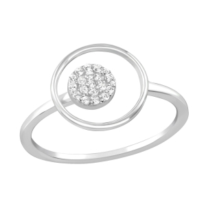 Inel Argint 925 Silver Crystals
