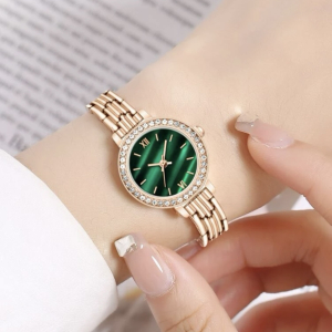 Ceas Elegant Verde Quartz Watch